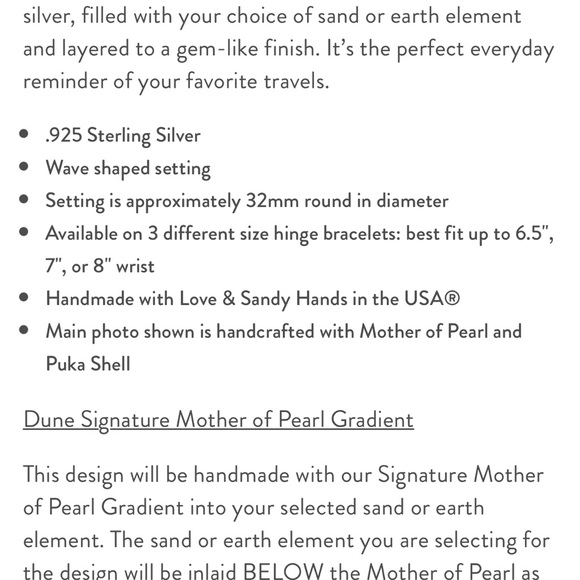 New Dune NJ Sand Bracelet - Picture 7 of 7